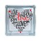 Love Heart Marriage Wedding Inspirational Vinyl Decal For Glass Blocks, Car, Computer, Wreath, Tile, Frames, A product 1